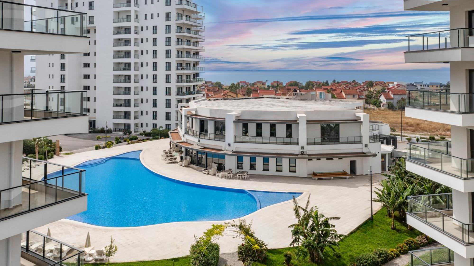 Terra Apartments In Caesar Blue Resort, Fixed Lunch Till 3Pm, Gym, Heated Pool, Sauna, Kids Club Rizokarpaso Ngoại thất bức ảnh